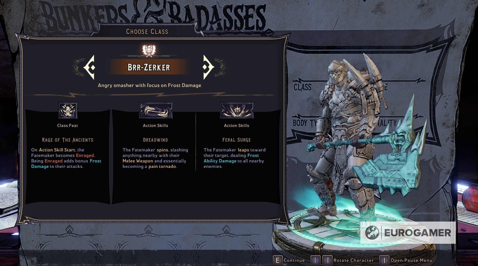 Tiny Tina's Wonderland class tips How to choose the best stats